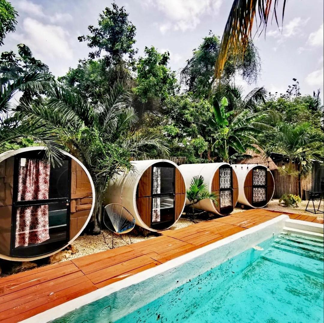 Kulu Tubohostel Bacalar Ngoại thất bức ảnh